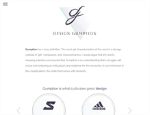 Tablet Screenshot of designgumption.com
